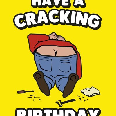 6 x Birthday Cards - Have a cracking birthday - C545