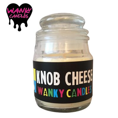 3 x Wanky Candle Kleines Glas – Knob Cheese – WC02
