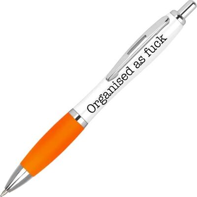 6 bolígrafos - Organizados como la mierda - PEN34