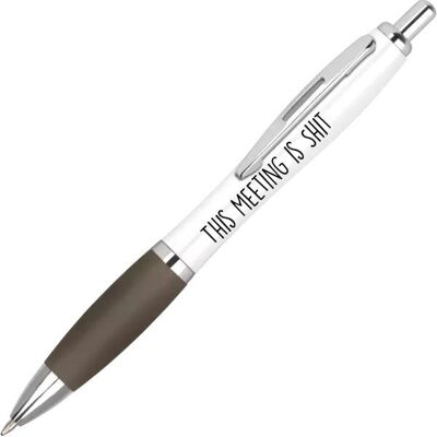 6 bolígrafos - Esta reunión es una mierda - PEN16