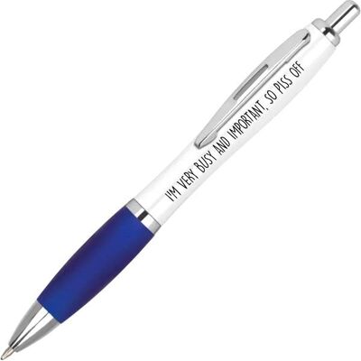 6 bolígrafos - Estoy muy ocupado - PEN08