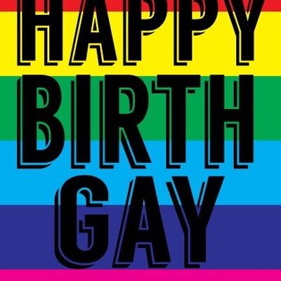 Happy Birthdaygay - LGBTQ+-Karten - L5