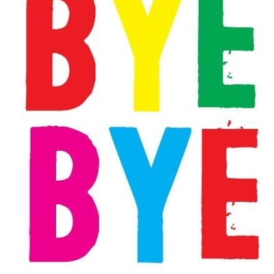 6 x Leaving Cards - Bye Bye - New Job & Leaving card - N8