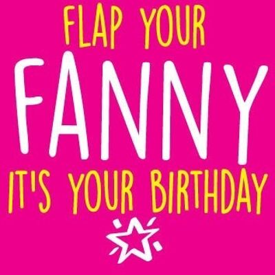 6 x Rude Cards - Flap your F*nny - Birthday Card - BC4