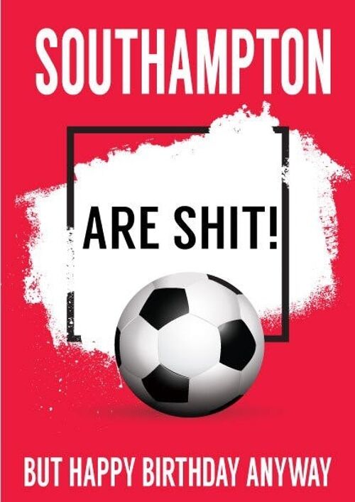 6 x Football Cards - Southampton are sh*t