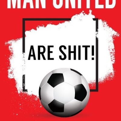 6 x Fußballkarten – Manchester United ist scheiße