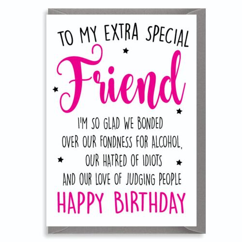 6 x Birthday Cards - Best Friends - C361