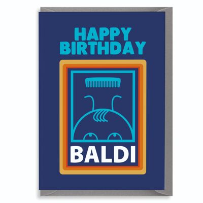 6 x Cartes d'anniversaire - Joyeux anniversaire Baldi - C534