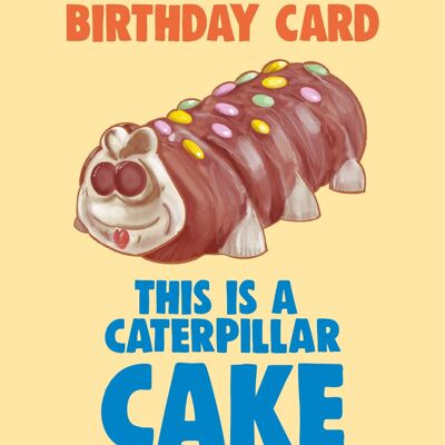 6 x Birthday Cards - This isn't any ordinary card - Cuthbert the Caterpillar - C520