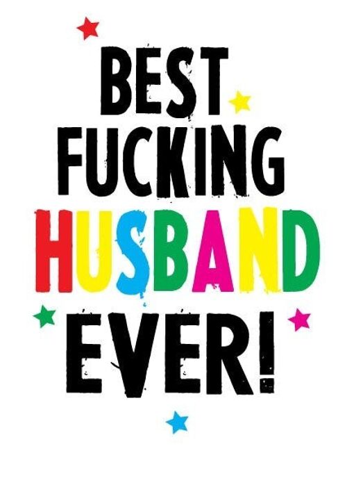 6 x Anniversary Cards - Best Husband - A6