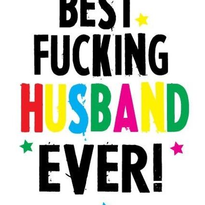 6 x Anniversary Cards - Best Husband - A6