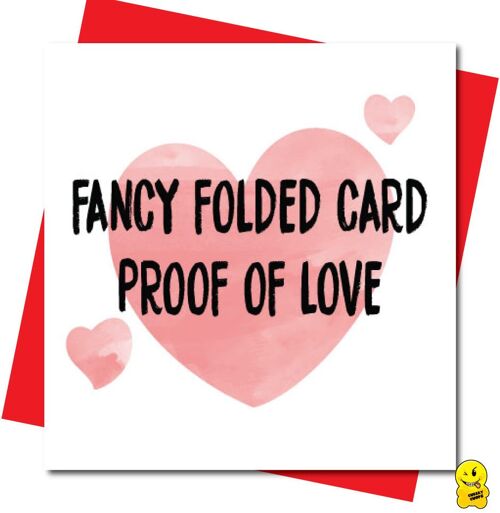 Fancy folded card - Valentine Card - V106