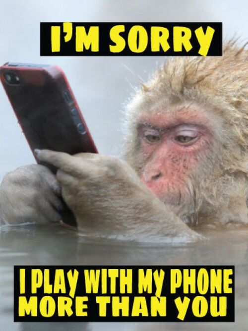 Play with my phone more than you - Valentine Card - V85