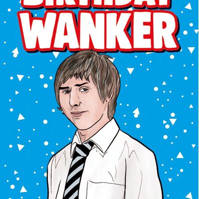 6 x Birthday Rude Cards - The Inbetweeners - Jay Birthday W*nker - IN124