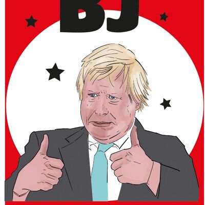 6 x Birthday Rude Cards - Boris Johnson - Birthday BJ - IN79