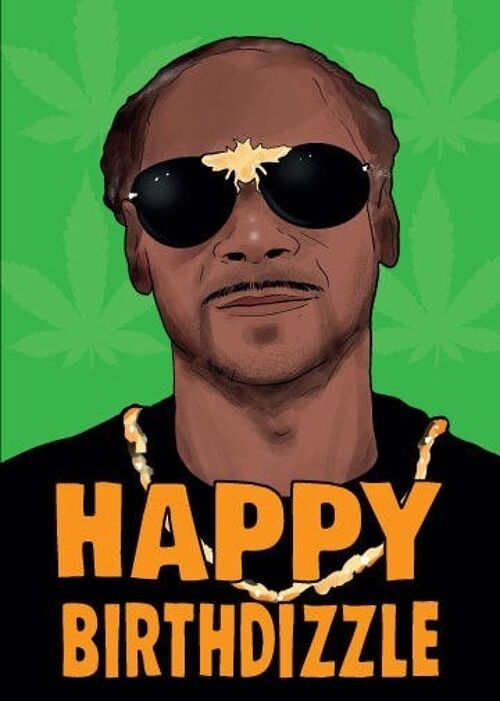 6 x Birthday Cards - Snoop dogg - Happy BirthDizzle - IN57