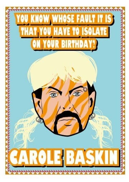 6 x Birthday Cards - You know whose fault it is that you have to isolate on your birthday - IN20