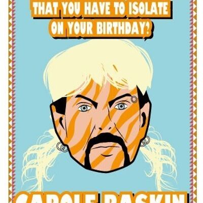 6 x Birthday Cards - You know whose fault it is that you have to isolate on your birthday - IN20