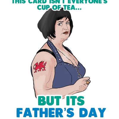 6 x Fathers Day Cards - Nessa - this card isn't Everyone's cup of tea - F115