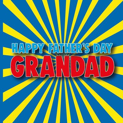 6 x Fathers Day Cards - Grandad Father's day card - Happy Father's day grandad - F112