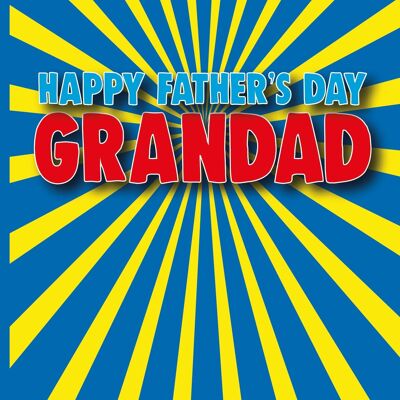 6 x Fathers Day Cards - Grandad Father's day card - Happy Father's day grandad - F112