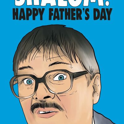 6 x cartes de fête des pères - Jim Friday Night Dinner - Shalom Happy Father's day - F97