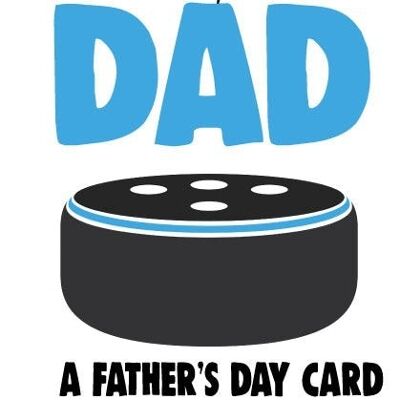 6 x Biglietti per la festa del papà - Alexa, invia a papà un biglietto per la festa del papà - F88