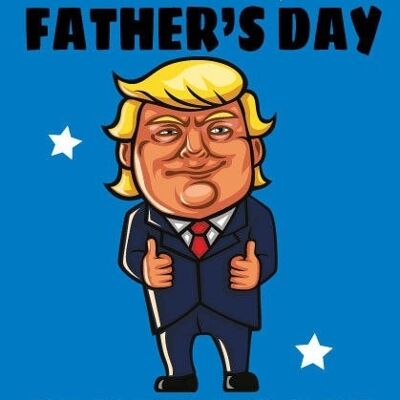 6 x Fathers Day Cards - Donald Trump - Let's make your Father's day great again - F68