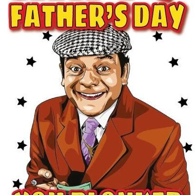 6 x Fathers Day Cards - Del Boy Only Fools & Horses - Happy Father's day you plonker - F67