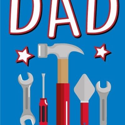 6 x Fathers Day Cards - The sharpest tool in the shed - F59