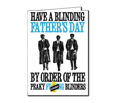 6 x Fathers Day Cards - Peaky Blinders - F28