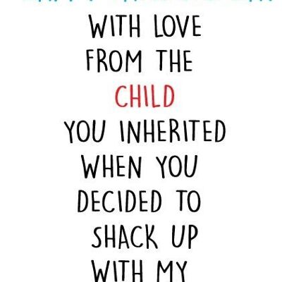 6 x Fathers Day Cards - When you decided to shack up with my mum - F7