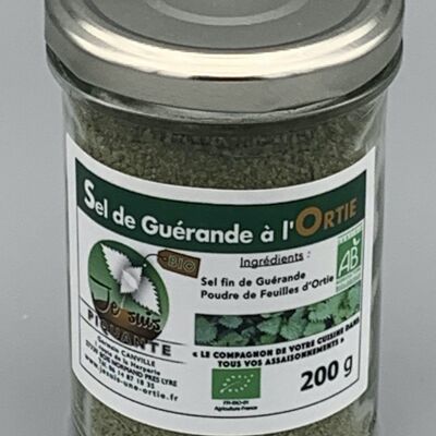 Organic Guérande Salt with Nettle - Nettle