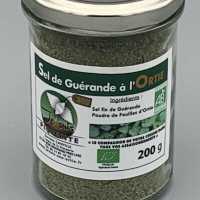 Organic Guérande Salt with Nettle - Nettle