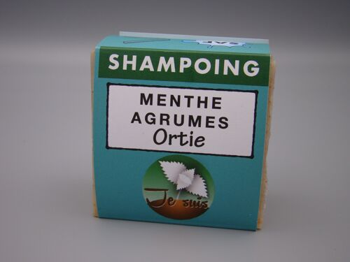 Shampoings solide à l'Ortie - Shampoing Menthe Agrumes