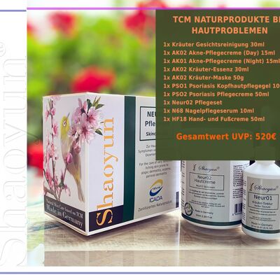 Test package for new customers | TCM based natural care products for skin problems!