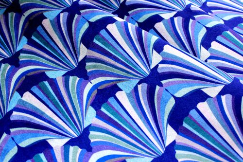 Blue Velvet Fabric - sample