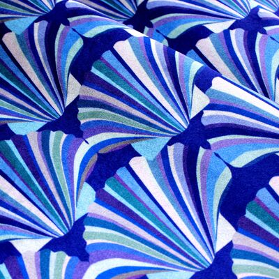 Tissu Velours Bleu - échantillon