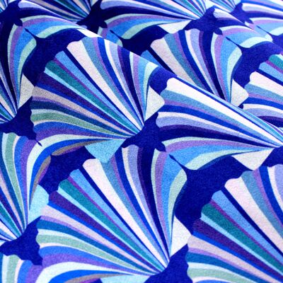 Blue Velvet Fabric - 1meter-blue