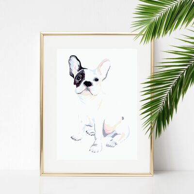 BULLDOG GAUCHE VENTE 35% DE RABAIS - C - papier - A2