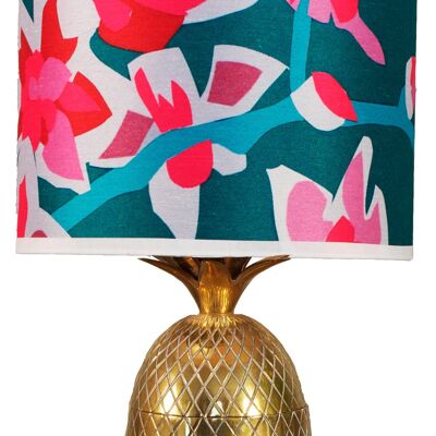 FLOWERS LAMPSHADE 3 LEFT! - B - small 8" - lamp fitting