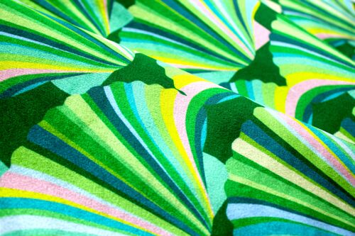 Green Velvet Fabric - sample