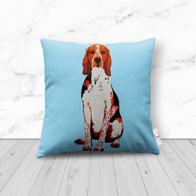 HOUND DOG CUSHION - wetterfest 38 cm x 38 cm