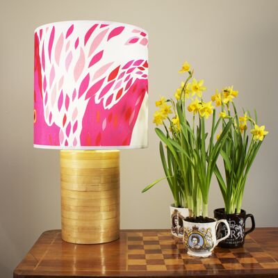MAGENTA LAMPSHADE 1 LEFT! - A - large 12" - lamp fitting