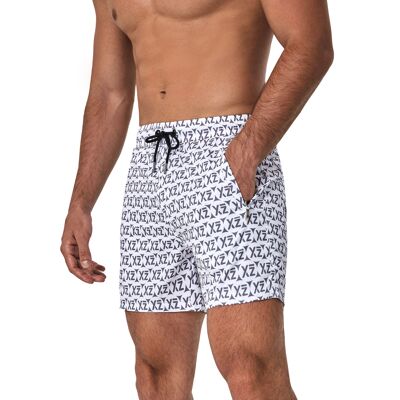 SEASHEY swimming shorts coral white