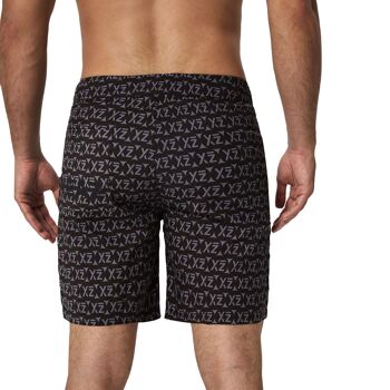 DAZZERS short de bain eclipse noir 2