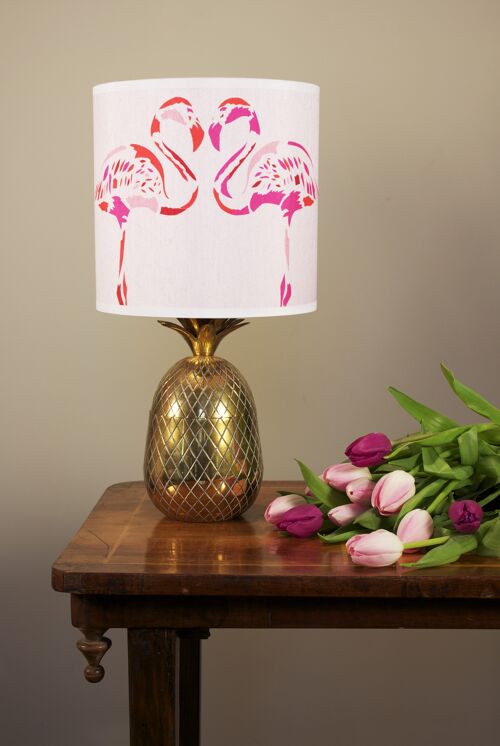 FUCHSIA SILK LAMPSHADE 12" 1 LEFT! - B - small 8" - lamp fitting