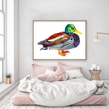 MR MALLARD SALE LIMITED EDITION SIGNED ART PRINT 1 LEFT A2 - A3 PRINT IN A2 FRAME 3