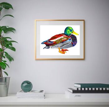 MR MALLARD SALE LIMITED EDITION SIGNED ART PRINT 1 LEFT A2 - A3 PRINT IN A2 FRAME 5