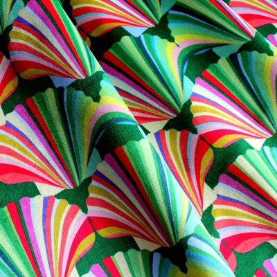 Rainbow Velvet Fabric - 1meter-rainbow